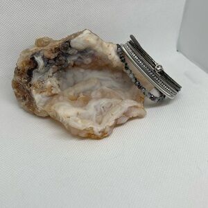 NWT Chic Silver and Black Bracelet stack